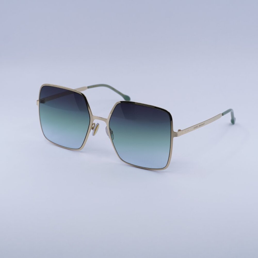 Isabel Marant IM 0102/S 0PEF IB Sunglasses - Gold Frame, Green Lenses - Picture 7 of 11